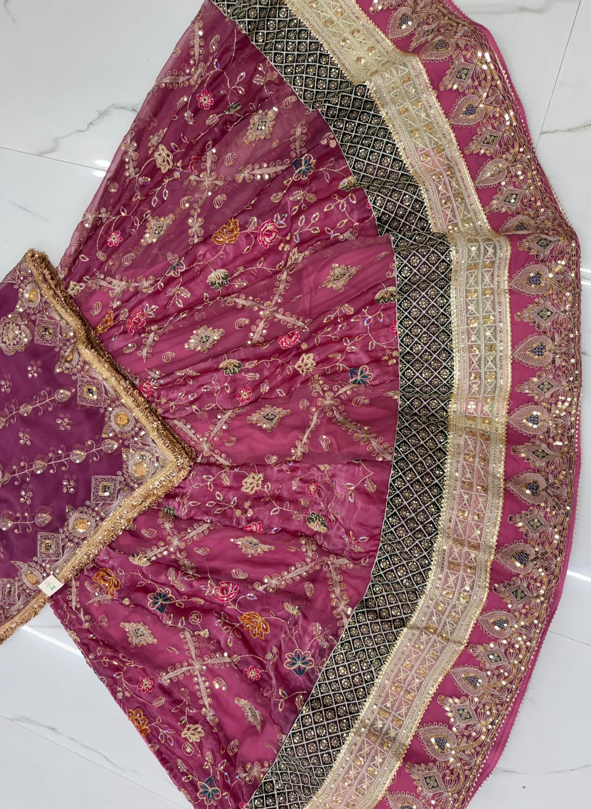 Royal Georgette Embroidered Lehenga