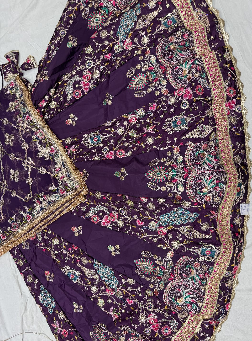 Royal Georgette Embroidered Lehenga