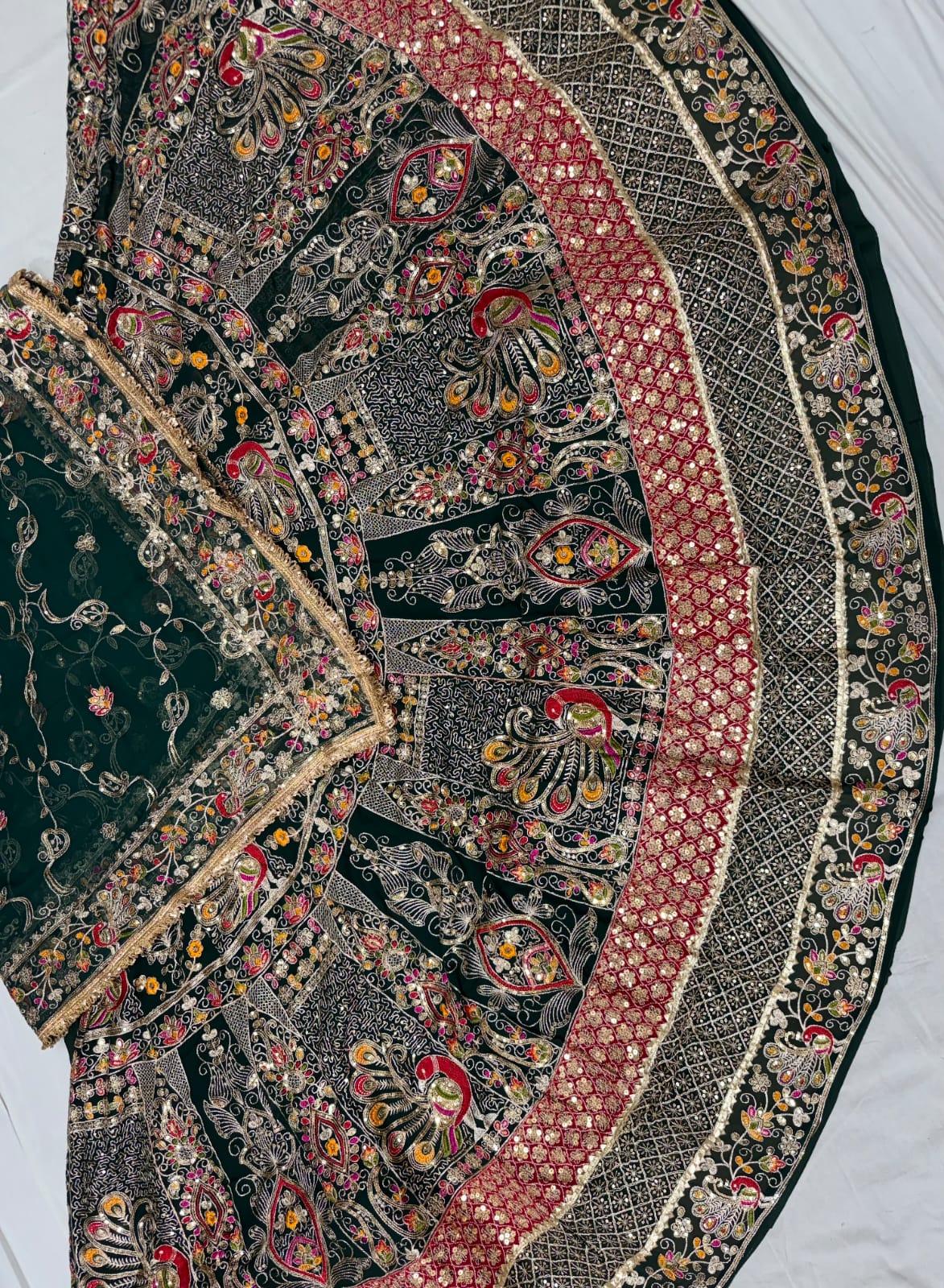 Royal Georgette Embroidered Lehenga
