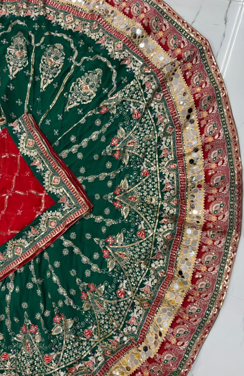 Royal Georgette Embroidered Lehenga
