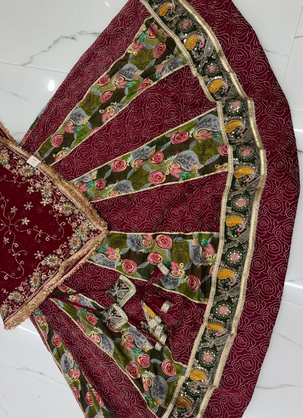 Royal Georgette Embroidered Lehenga